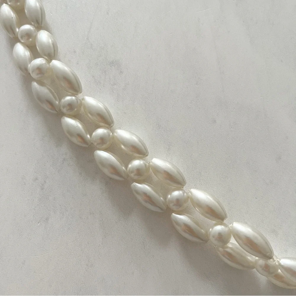 Vintage Costume Pearl Waist Chain Belt